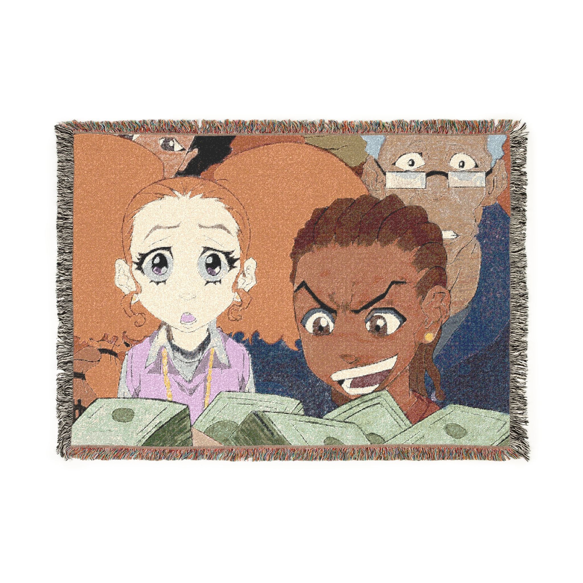 Lotta $$ Woven Blanket